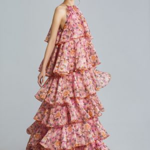 Bloom Dress Damasak Rose